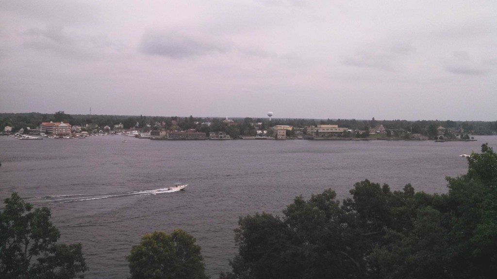 Alexandria Bay from the 6th floor balcony